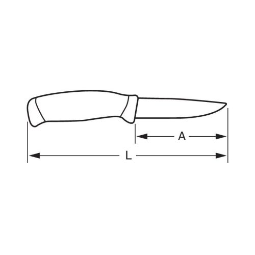 Alternative view of Cuchillo caza y Pesca flotante, Bahco