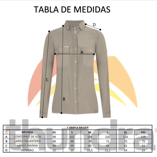 Alternative view of Camisa Cord VP, Mujer, Thundra